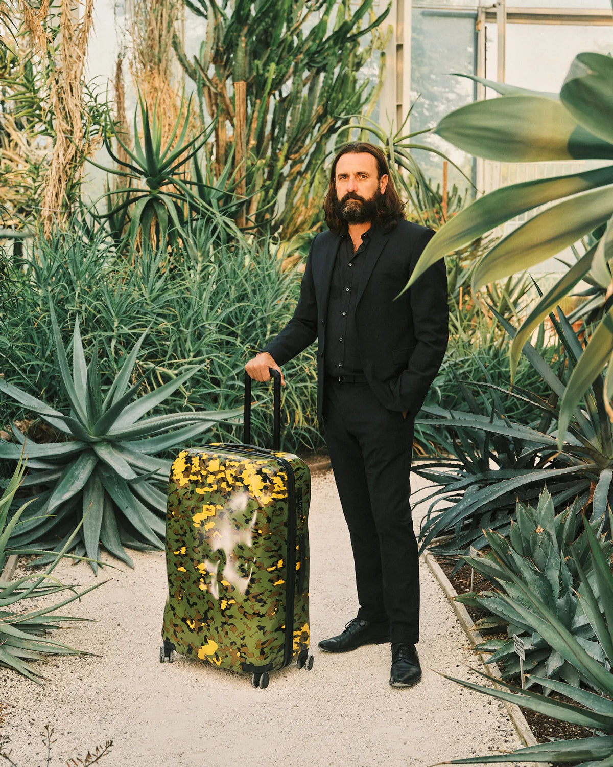 Icon, Camo Medium 4 Wheels Suitcase | Crash Baggage - Wake Concept Store