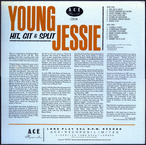 Young Jessie : Hit, Git & Split (LP, Comp)