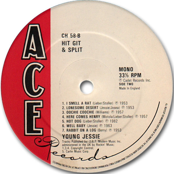 Young Jessie : Hit, Git & Split (LP, Comp)