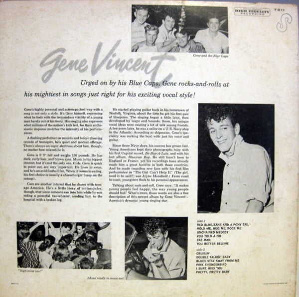 Gene Vincent & His Blue Caps : Gene Vincent And The Blue Caps (LP, Album)