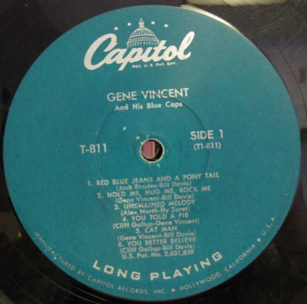 Gene Vincent & His Blue Caps : Gene Vincent And The Blue Caps (LP, Album)