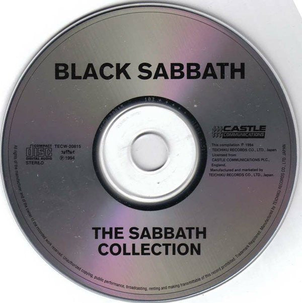 Black Sabbath : The Sabbath Collection (CD, Comp, RE)