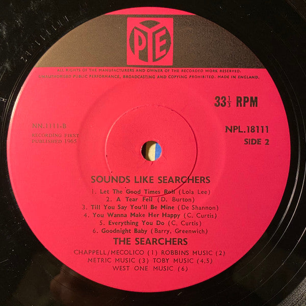The Searchers : Sounds Like Searchers (LP, Album, Mono)
