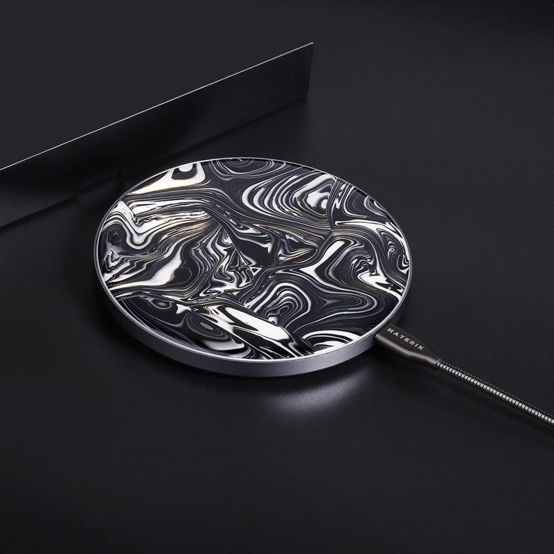 Wireless Charger, Pearl Black | Materik - Wake Concept Store