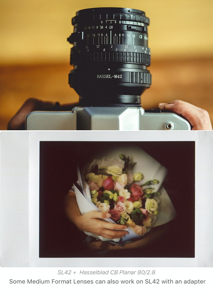 NONS SL42 EF-mount SLR Interchangeable-lens Instant Camera, Silver | NONS - Wake Concept Store