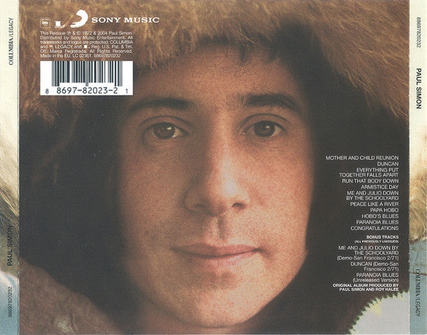 Paul Simon : Paul Simon (CD, Album, RE, RM, Exp)