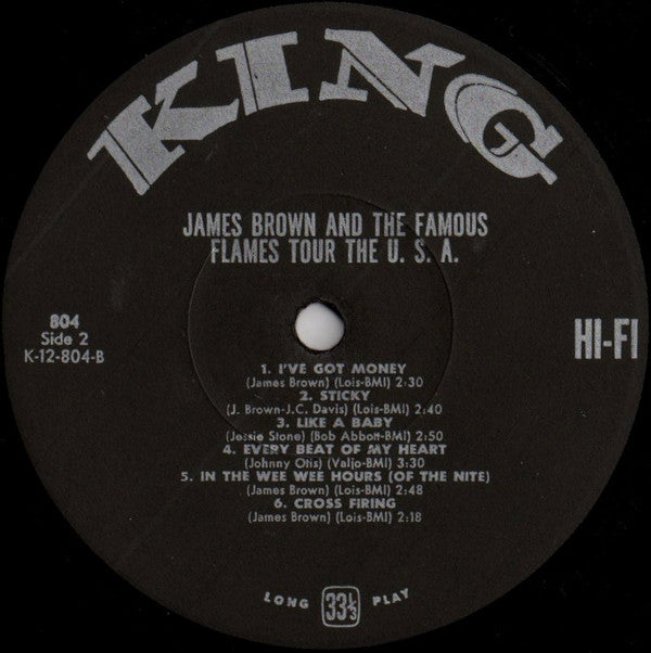 James Brown & The Famous Flames : Tour The U.S.A. (LP, Mono)