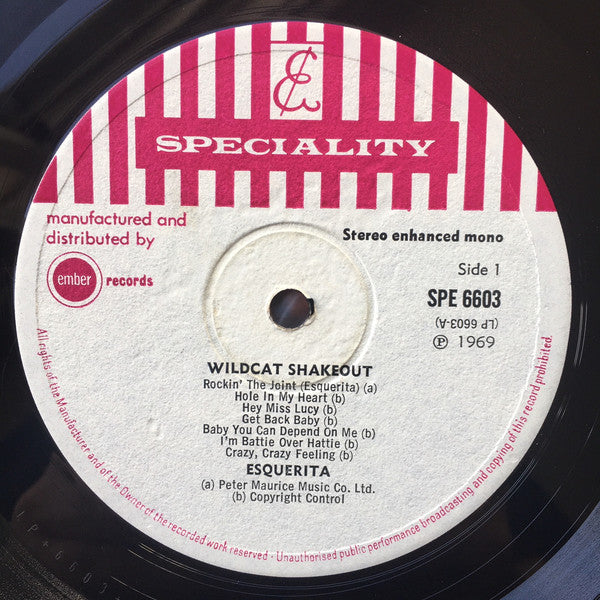 Esquerita : Wildcat Shakeout (LP, Comp)