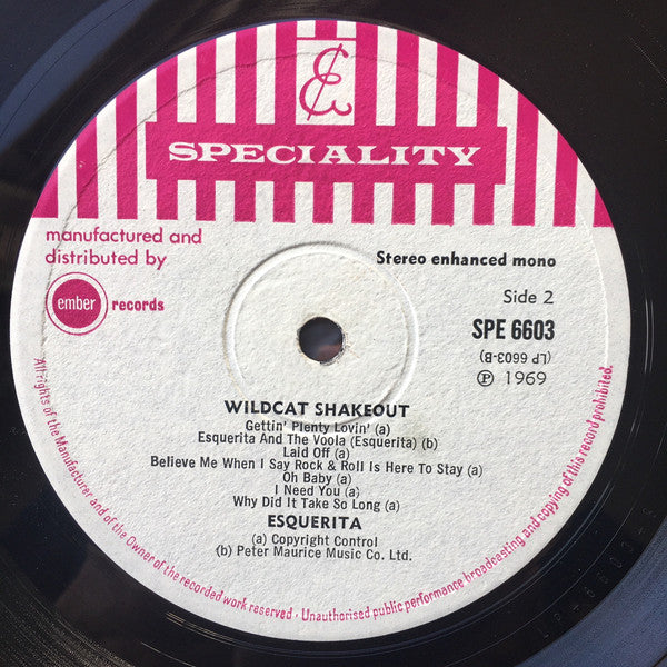 Esquerita : Wildcat Shakeout (LP, Comp)