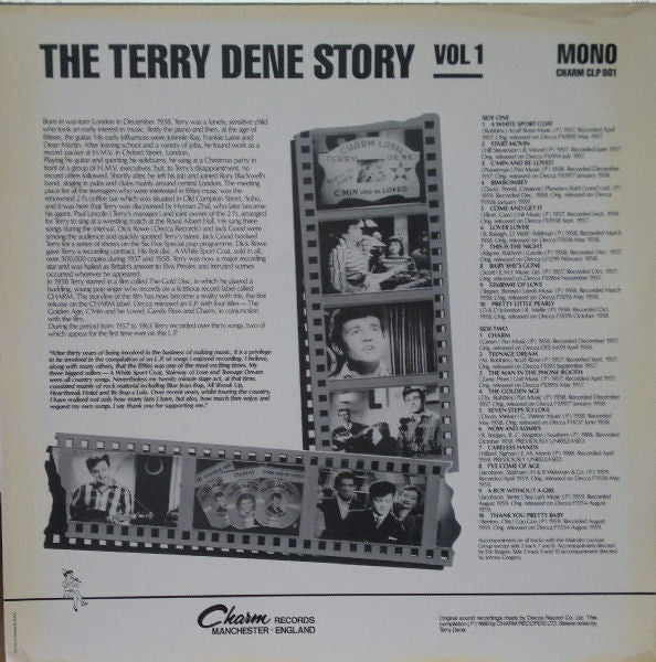 Terry Dene : The Terry Dene Story Vol. 1 (LP, Comp, Mono)
