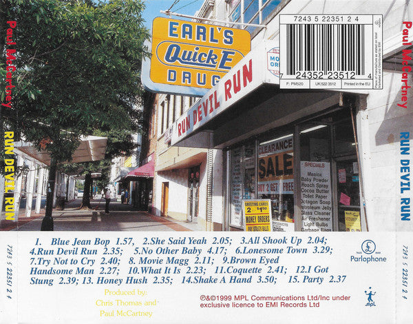 Paul McCartney : Run Devil Run (2xCD, Album, Ltd, Sli)