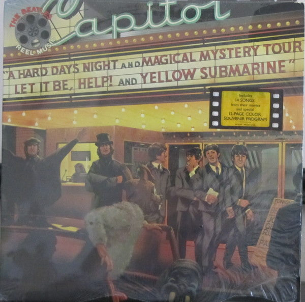 The Beatles : Reel Music (LP, Comp, Ltd, Promo, Yel)