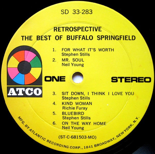 Buffalo Springfield : Retrospective - The Best Of Buffalo Springfield (LP, Comp, MO )