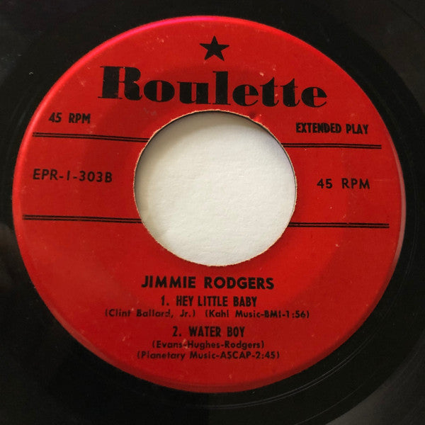 Jimmie Rodgers (2) : Woman From Liberia (7", EP, Red)