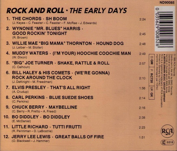Various : Rock And Roll - The Early Days (CD, Comp, RE)