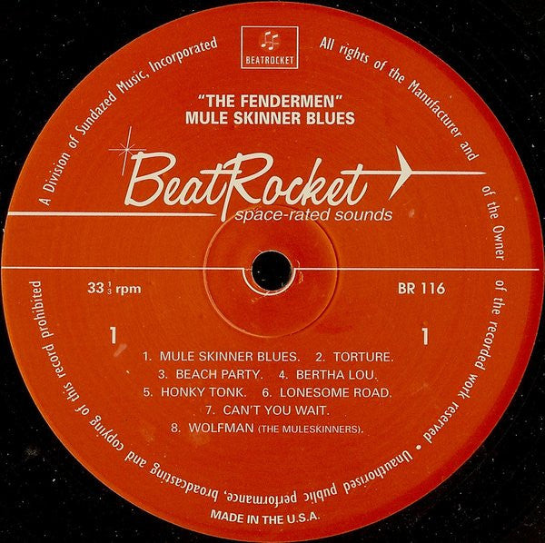 The Fendermen : Mule Skinner Blues (LP, Album, Mono, RE)