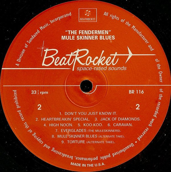 The Fendermen : Mule Skinner Blues (LP, Album, Mono, RE)