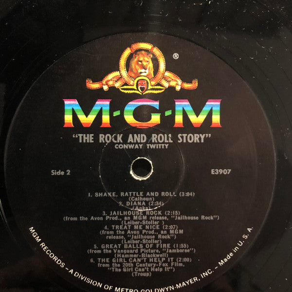 Conway Twitty : The Rock & Roll Story (LP, Album)