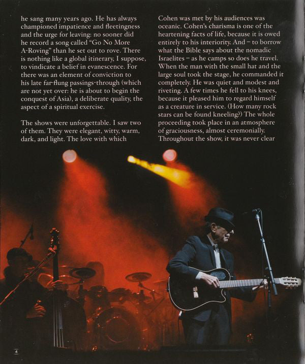Leonard Cohen : Songs From The Road (Blu-ray, Multichannel)
