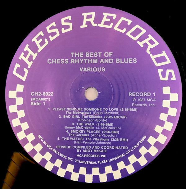 Various : The Best Of Chess Rhythm & Blues (2xLP, Comp)