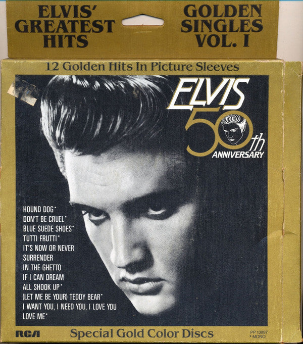 Elvis Presley : Elvis' Greatest Hits - Golden Singles Vol. I (7", Single, Mono + 7", Single, Mono + 7", Single, )