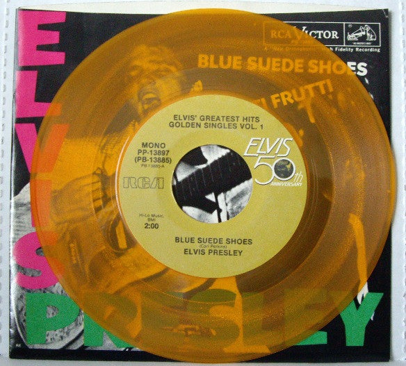Elvis Presley : Elvis' Greatest Hits - Golden Singles Vol. I (7", Single, Mono + 7", Single, Mono + 7", Single, )