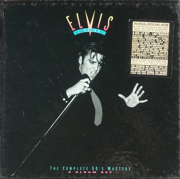 Elvis Presley : The King Of Rock 'N' Roll: The Complete 50's Masters (6xLP, Album, RM + Box, Comp, Ltd, Num, S/Edition)