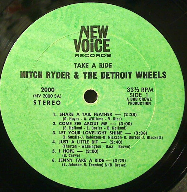 Mitch Ryder & The Detroit Wheels : Take A Ride... (LP)