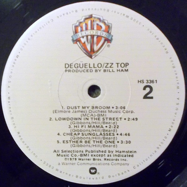 ZZ Top : Degüello (LP, Album)