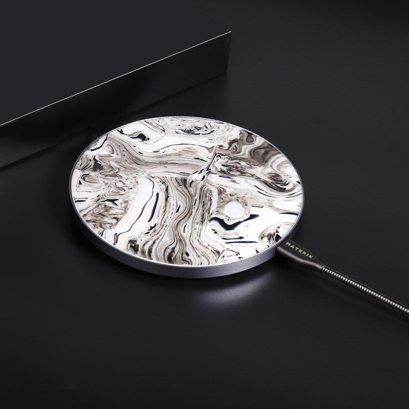 Wireless Charger, Pearl White | Materik - Wake Concept Store
