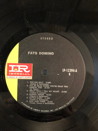 Fats Domino : The Fabulous Mr. D (LP, Album, RE)