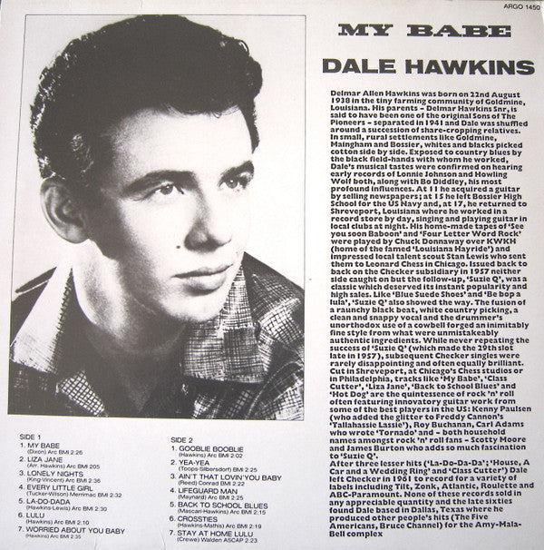 Dale Hawkins : My Babe (LP, Comp, Unofficial)