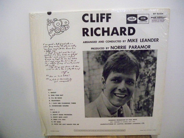 Cliff Richard : In A Mod Mood (LP, Album)