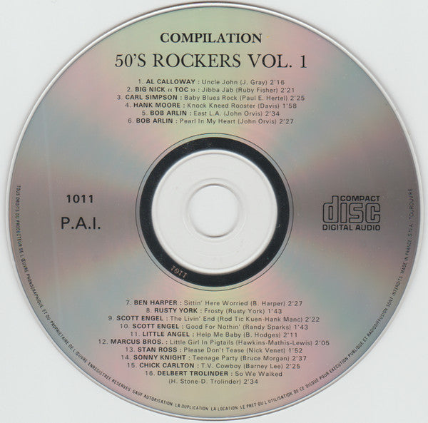 Various : 50's Rockers Vol. 1 (CD, Comp)