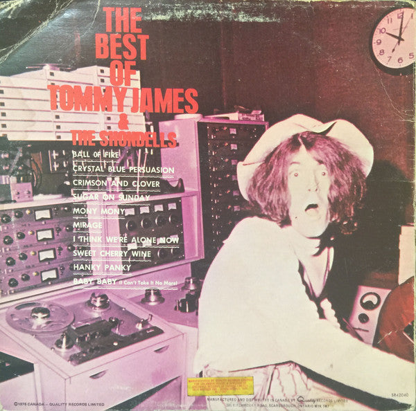 Tommy James & The Shondells : The Best Of Tommy James & The Shondells (LP, Comp)