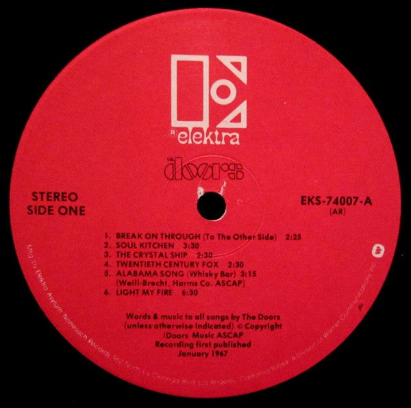 The Doors : The Doors (LP, Album, RE, AR)