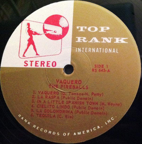 The Fireballs : Vaquero (LP, Album)