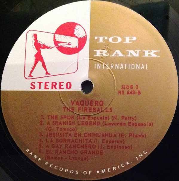 The Fireballs : Vaquero (LP, Album)