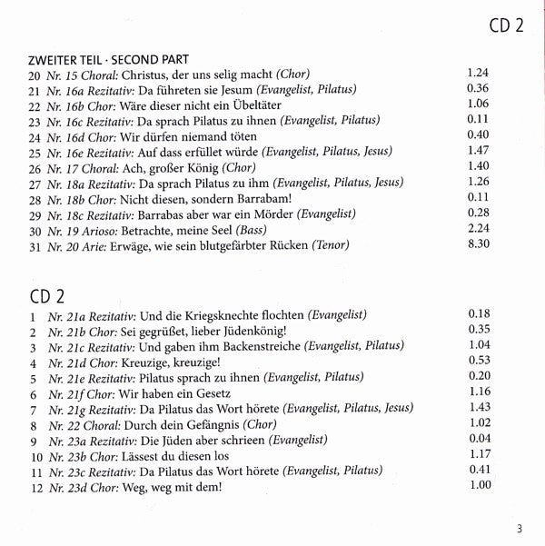 Johann Sebastian Bach ❘ Leonhard Lechner ❘ Giovanni Pierluigi Da Palestrina ❘ Cipriano De Rore ❘ Jan Dismas Zelenka ❘ Alessandro Scarlatti : Passionen & Messen / Passions & Missae (10xCD + Box, Comp)