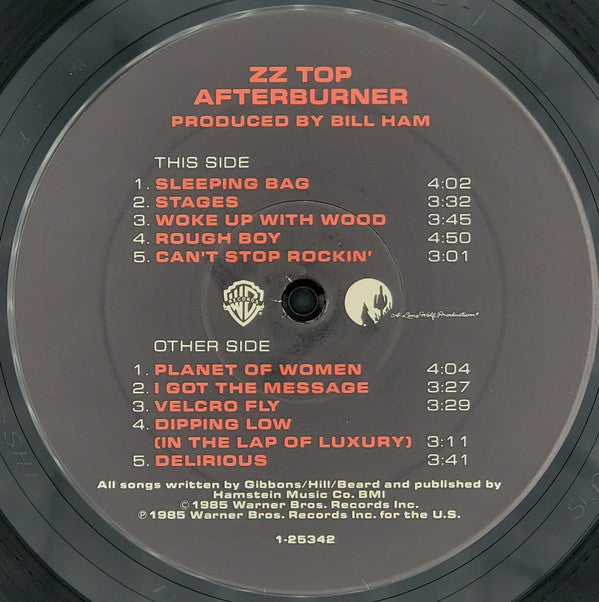 ZZ Top : Afterburner (LP, Album, All)