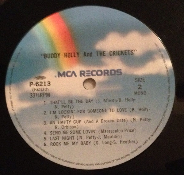Buddy Holly and The Crickets (2) : Buddy Holly And The Crickets (LP, Mono)