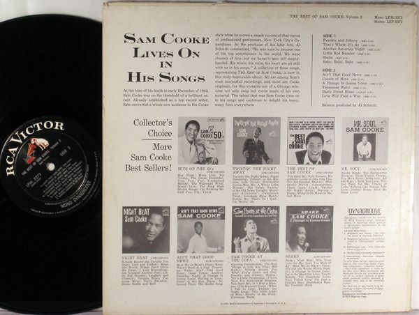 Sam Cooke : The Best Of Sam Cooke Volume 2 (LP, Comp, Mono)