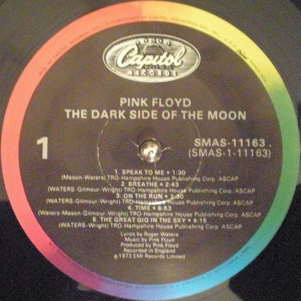 Pink Floyd : The Dark Side Of The Moon (LP, Album, RE, Rai)