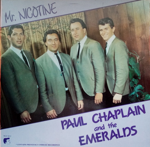 Paul Chaplain And His Emeralds : Mr. Nicotine (LP)