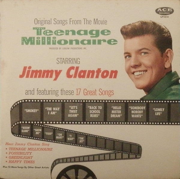 Jimmy Clanton : Teenage Millionaire (LP, Album, Mono)