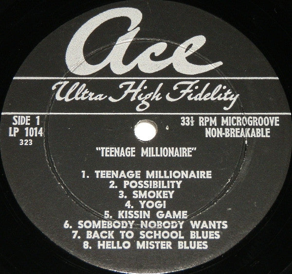 Jimmy Clanton : Teenage Millionaire (LP, Album, Mono)