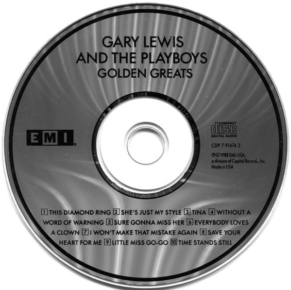 Gary Lewis & The Playboys : Golden Greats (CD, Comp)