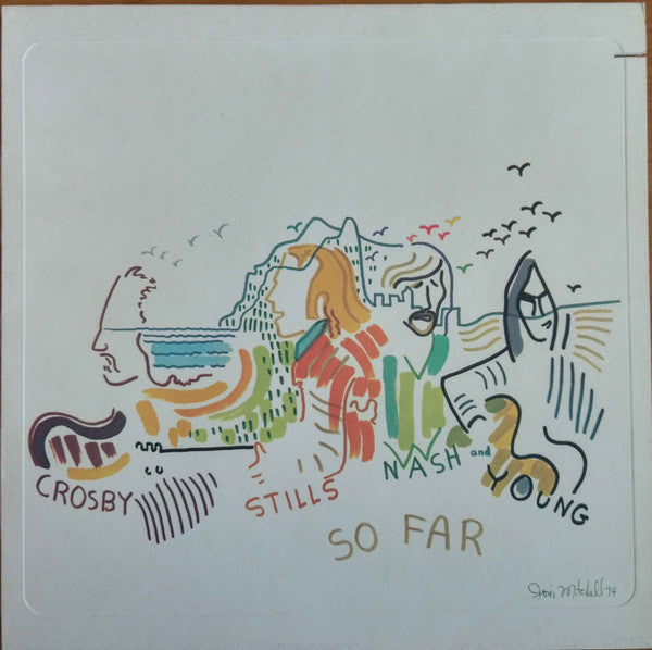 Crosby, Stills, Nash & Young : So Far (LP, Comp, MO)