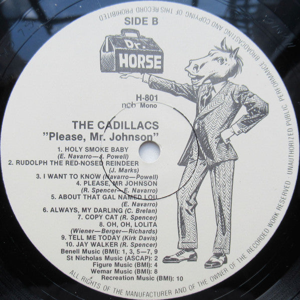The Cadillacs : Please, Mr Johnson (LP, Comp, Mono)