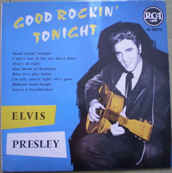Elvis Presley : Good Rockin' Tonight (10", Album, Comp, Mono, RE)